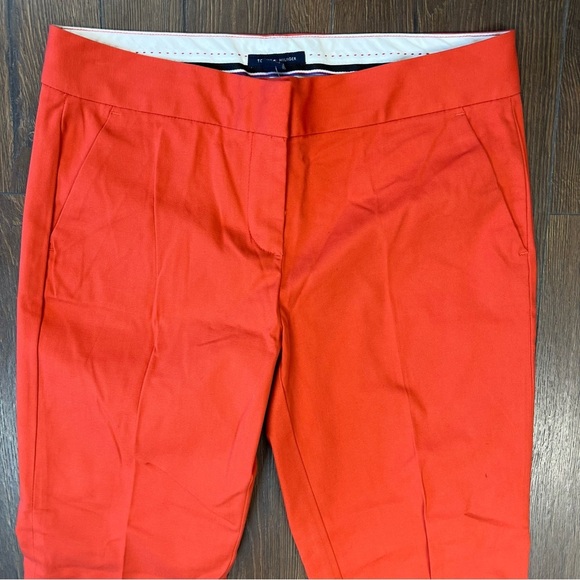 Tommy Hilfiger Orange Ankle Crop Pants SZ 4 - Picture 3 of 5